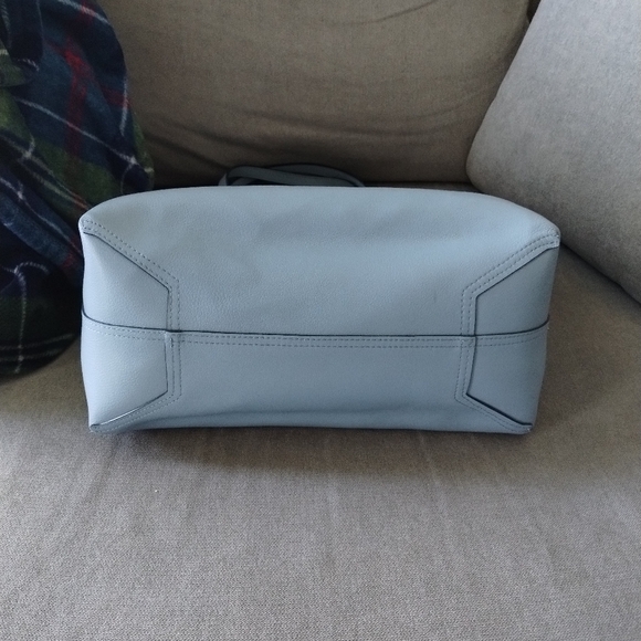 Kate Spade Reversible Arch Place Mya Breezy Floral Blue Leather Tote NWOT - Picture 7 of 9